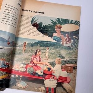 Vintage 1958 Family Circle Magazine • July Issue • Retro Ads & Recipes